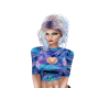 Blue Holographic Top