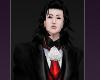 Vampire Prince Halloween Black Red Suit