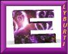 Letter E - Anim8d Purple