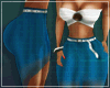 XBM Blue Skirt Top Sexy