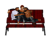 Red Cuddle Chair for 3
