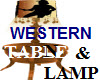 Western Lamp nTable set