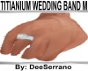 TITIANIUM WEDDING BAND M