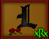 Gothic Letter L Roses