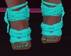 Neon Blue Feet