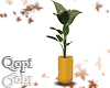 Gold Vase Modern Plant