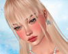 Jasmine Blonde + bangs