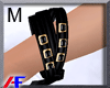 AF. Leather BG Wristband