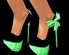 (AA) Green High Heels