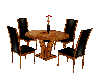 oak table & chairs