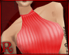 |R| Halter Dress Red
