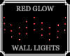 Red Glow Wall Lights
