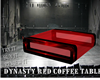 Dynasty Red Coffee Table