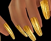 Golden nails - dainty