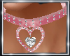 Heart Pink Choker