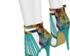 Teal in Spring Heels