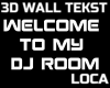 3D WALL TEKST DJ ROOM