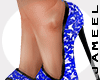 J l Chini blue heels