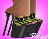 Plaid Platforms | Yellow