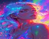 Neon girl V01 cutout