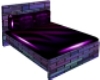 Romantic purple bed