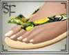 [SF]Floral Lemon Sandals