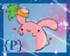 {P} bunny sticker