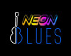 Neon Blues Rug