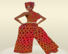 African RLL pantsuit