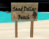 Sand Dollar Beach Sign
