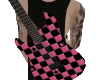 M/F Pink n Black Guitar