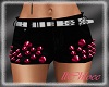 {C}Pink Spiked Shorts