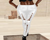 Cocio White Leather Pant