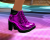 ANKLE BOOTS, PURPLE