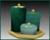~D~ Green Candle Trio