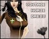 [m] vintage nurse dress