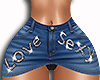 Sexy LLXL Skirt Blue