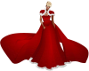 xmas red gown