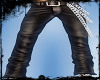 [Gel]Leather pants brown