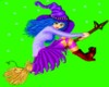 Cute Witch on Broom