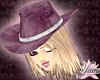 Cowgirl Hat - Grape with