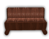 !A! Wood N Leather Bench