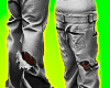 Distressed Gray Jeans