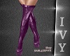 IV.Purple Leather Boots