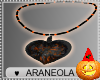 [A]Orange,Black Necklace