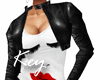 Black Leather w T-shirt