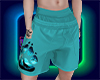 Wolf Print Shorts