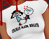 ! GIRLS KICK BALLS