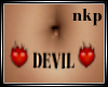 Hearts/Devil belly tatt