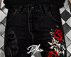 Black Jeans Roses